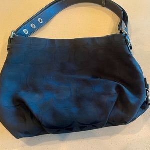 Coach Black fabric purse